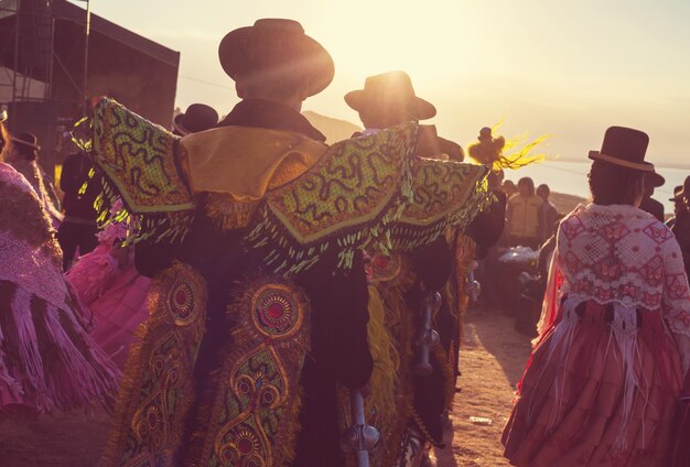 Foto dança peruana autêntica