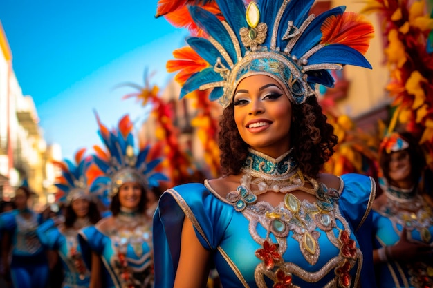 dançarina de carnaval