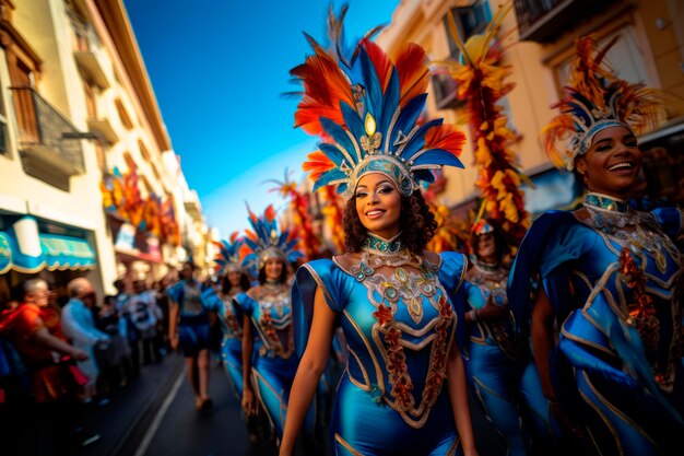 dançarina de carnaval