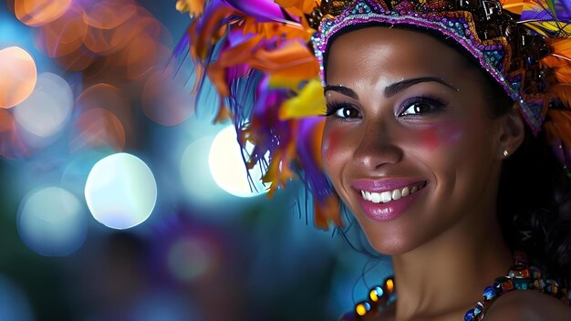 Dançarina de Samba no Carnaval do Rio de Janeiro no Brasil Conceito Brasil Rio de Janeiro Carnaval Dançarina De Samba