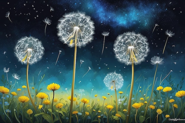 Dandelion Traumlandschaft