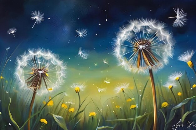 Dandelion Traumlandschaft