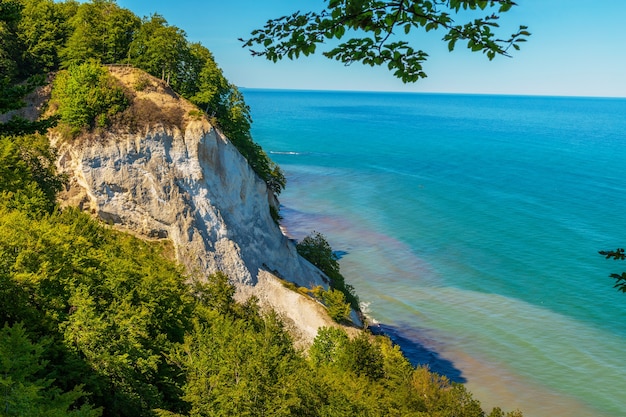 Danish Chalk Cliff Mns Klint, ilha de Mn no Mar Báltico