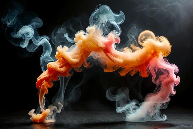 Danza de los colores Abstracto Arte del humo Fotografía