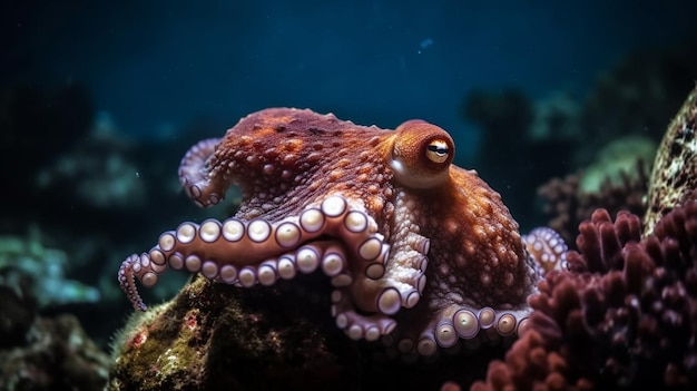 La danza de un pulpo generada por la IA