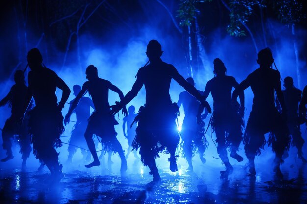 Foto danzas rituales salvajes ritos festivales tribales tradiciones religiosas paganas ceremonias oscuras espirituales