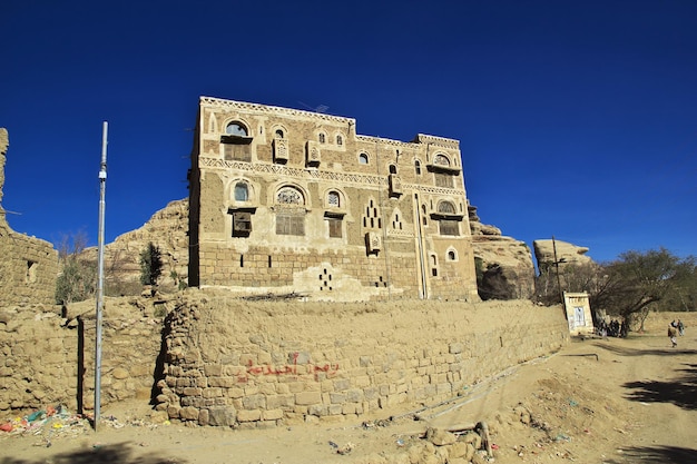 Foto dar al hajar rock palace sanaa yemen