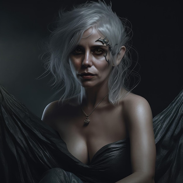 Dark Fantasy Woman Generative KI