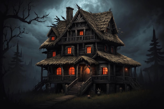 Dark Lore Slavic Witch's House Horror