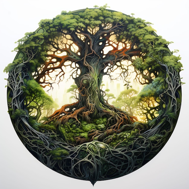 Dark World Tree und Discover a Fesselndes Meisterwerk Venture Book Cover Wall Art POD Epic Beauty