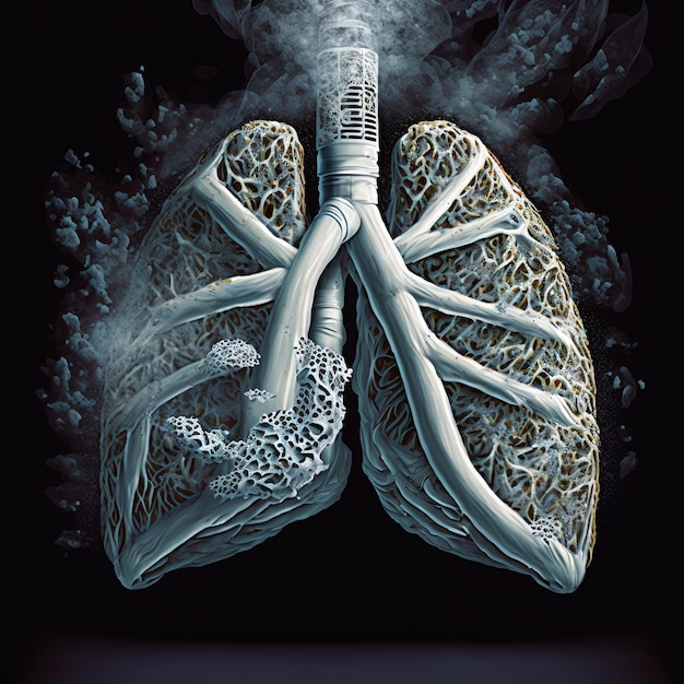 Darstellung der Lunge Generative KI