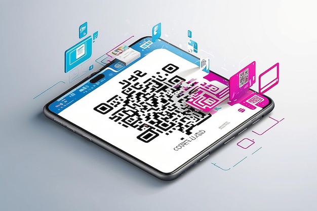 Darstellung des Qr-Code-Konzepts