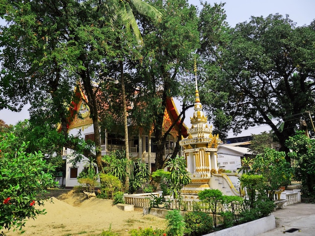 Das alte Wat in Vientiane Laos