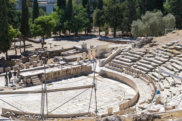 das antike Theater des Dionysos unter der Akropolis