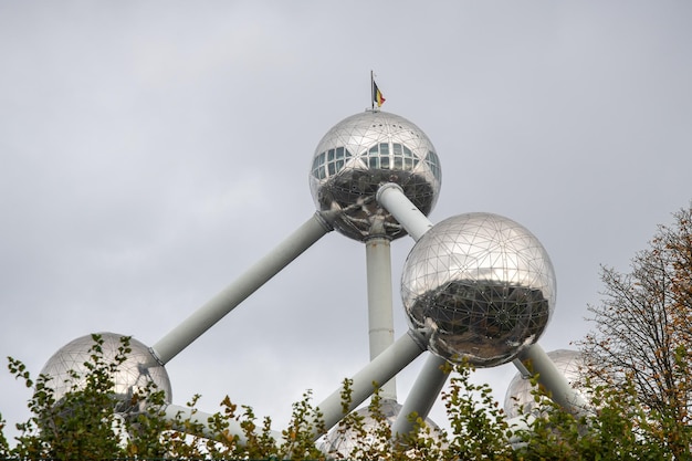 Das Atomium in Brüssel Belgien