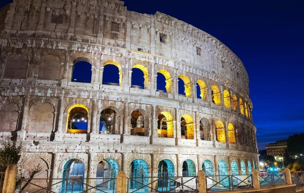 Das berühmte Kolosseum in Rom Italien