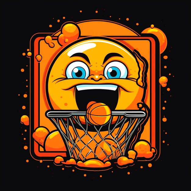 Foto das bild des basketballs