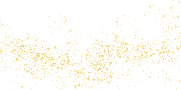 Das Bild ist ein weißer Hintergrund mit goldenen Flecken, die in der Mitte konzentriert sind