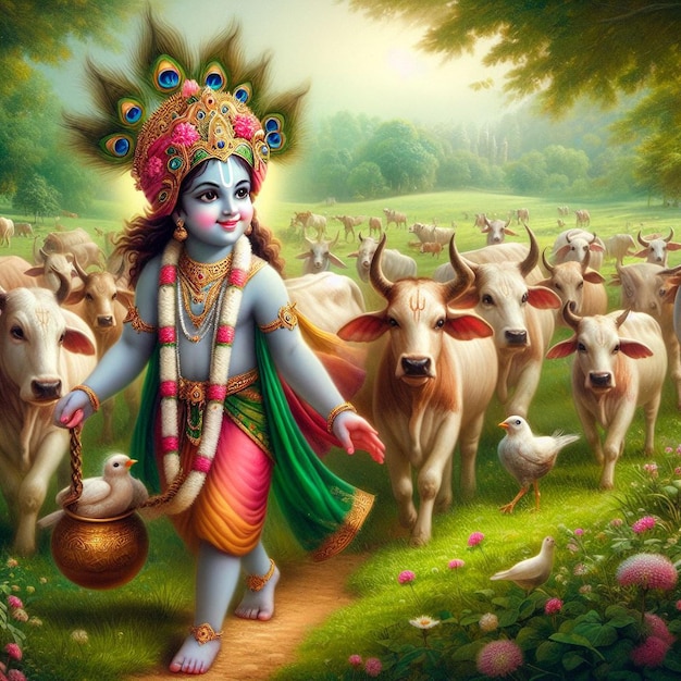 Das Bild von Lord Shree Krishna