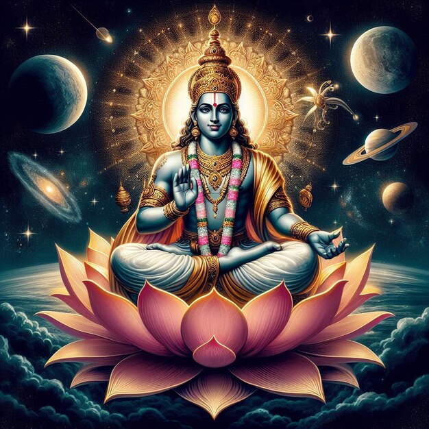 Foto das bild von lord vishwakarma