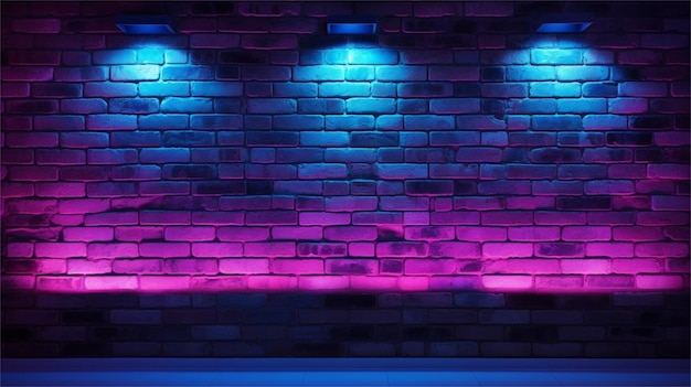 Das blaue Licht an der Wand ist ein Merkmal der Nacht.