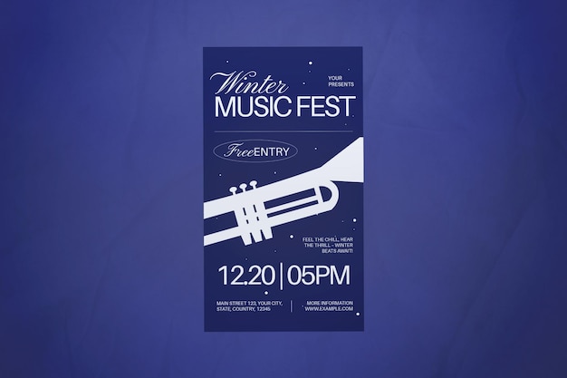Das Blue Utilitarian Winter Music Fest ist eine Social-Media-Geschichte.