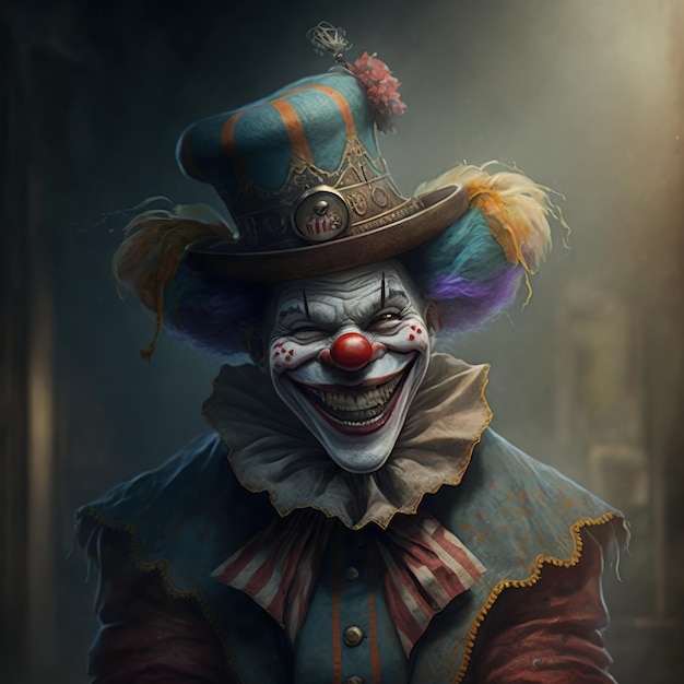 Das Clown-Lächeln ist altmodisch.