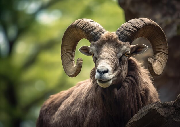 Das Dickhornschaf ist eine Schafart