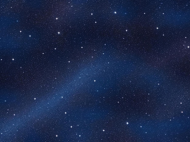 Das endlose, sich wiederholende Muster des Sternenfotos am Nachthimmel