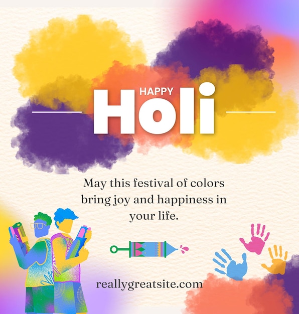das Fest Holi