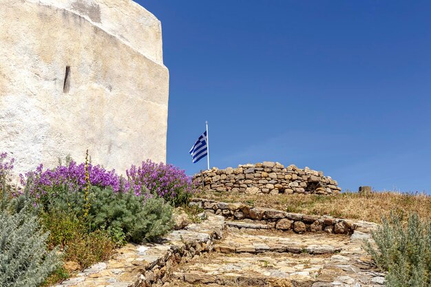 Das Fragment Schloss der Insel Skyros Griechenland