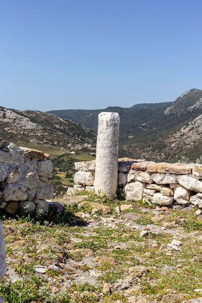 Das Fragment Schloss der Insel Skyros Griechenland