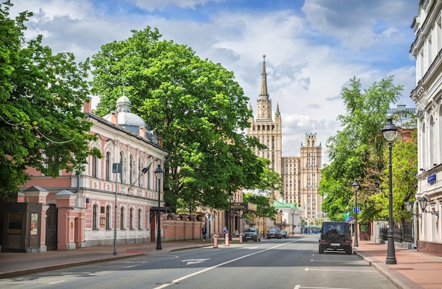 Das Gebäude der Botschaft von Tansania in Moskau