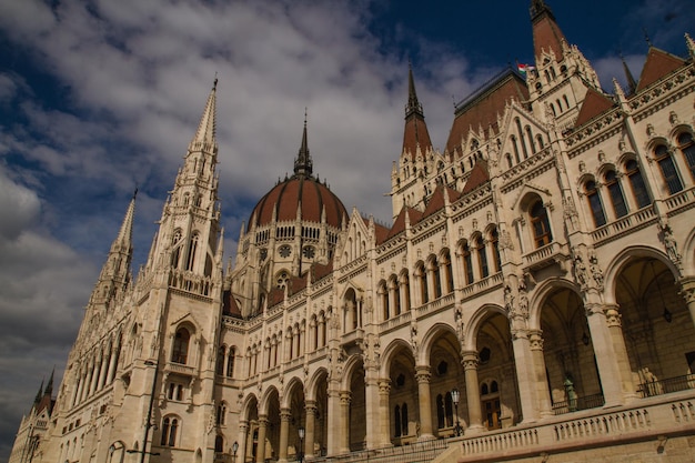 Das Gebäude des ungarischen Parlaments ein Baudenkmal