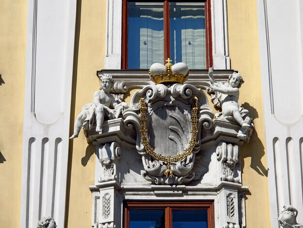 Das Gebäude im Zentrum von Wien, Österreich