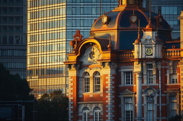 Foto das gebäude jinryu reflektiert