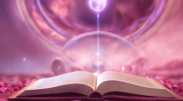 Das heilige Buch, das magische Buch, das Universum