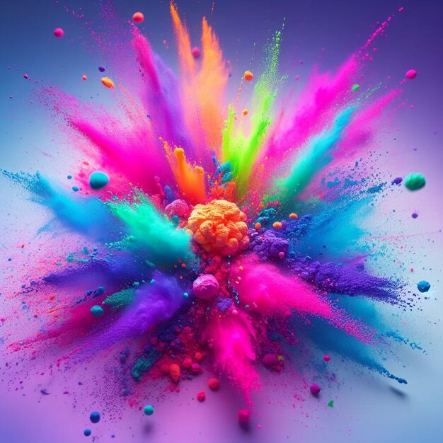 Das Holi-Festival ist ein Powder-Splash.