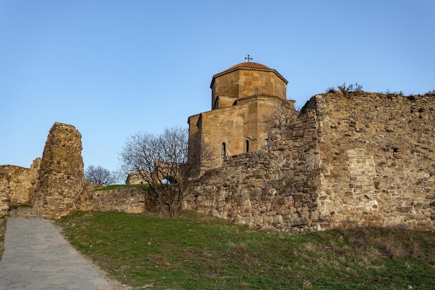 Das Jvari-Kloster ist das georgisch-orthodoxe Kloster in der Nähe von Mtskheta Georgia