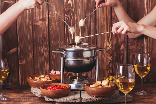 Das Käsefondue