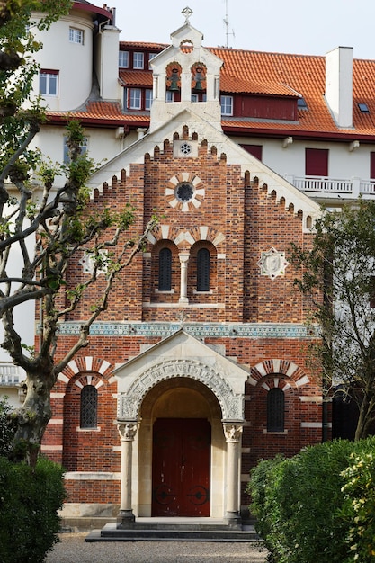 Das kaiserliche Kapellengebäude in Biarritz, Frankreich