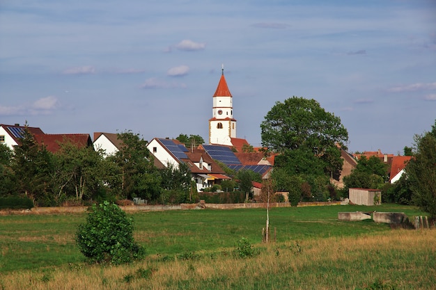 Das kleine Dorf in Bayern, Deutschland