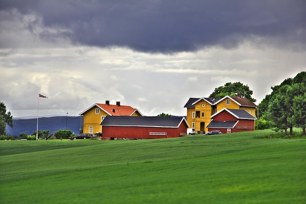 Das kleine Dorf in Norwegen