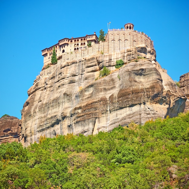 Das Kloster Varlaam in Meteora, Griechenland - griechisches Wahrzeichen