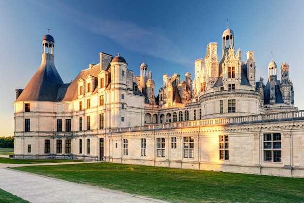 Das königliche Chateau de Chambord Frankreich