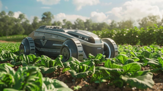 Das Konzept der intelligenten Landwirtschaft beinhaltet den Einsatz von landwirtschaftlichen Robotern und autonomen Autos