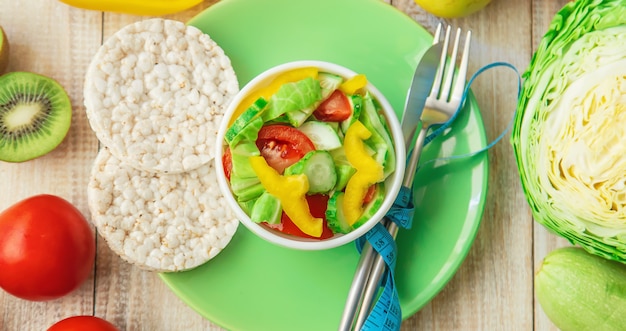 Das Konzept der richtigen Ernährung. Diät. Selektiver Fokus.