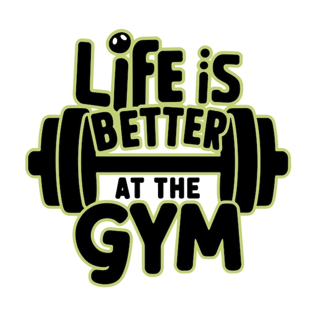 Das Leben ist im Fitnessstudio besser