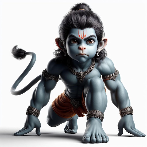 Das mächtige Bild von Bal Hanuman