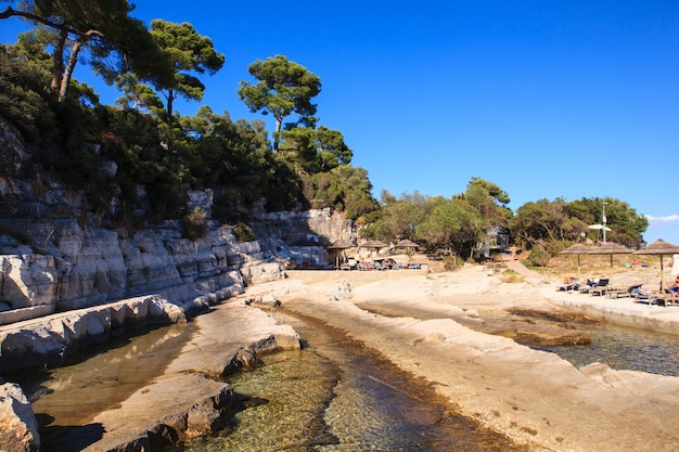 Das Meer auf der Insel Sveti Nikola